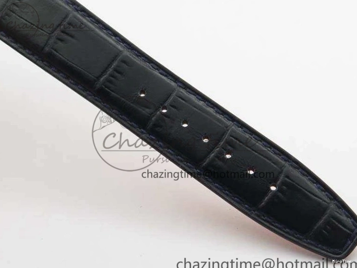 MIROTIME 0201 MoistureWicking Da Vinci IW356601 SS MKF 1:1 Best Edition Blue Dial On Black Leather Strap A 7233